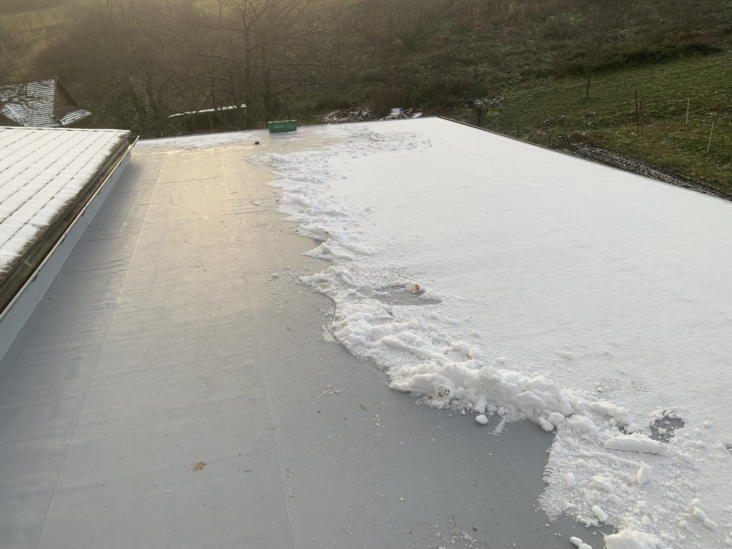 Plochá strecha po oprave (Belá, Rodinný dom prístavba) – MyRoof